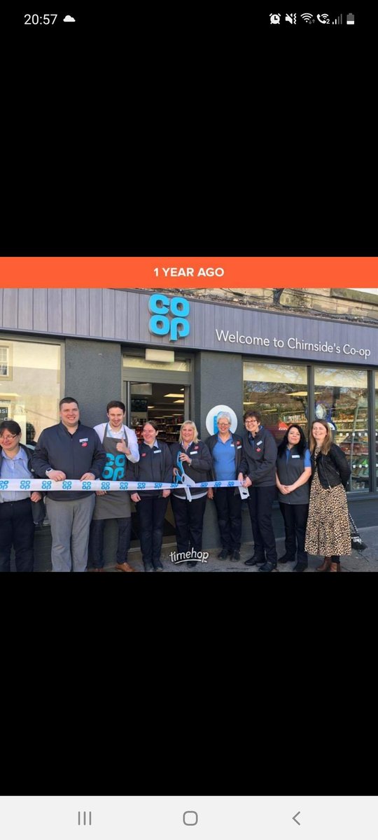 Emma cook (@emmacoo76140315) on Twitter photo 1 year ago today we relaunched Co-op Chirnside and what a year its been! @0800BEN <a href="/73todd/">sandra todd</a> <a href="/kevinclark261/">Kevin Clark</a> 1 year ago today we relaunched Co-op Chirnside and what a year its been! @0800BEN <a href="/73todd/">sandra todd</a> <a href="/kevinclark261/">Kevin Clark</a>