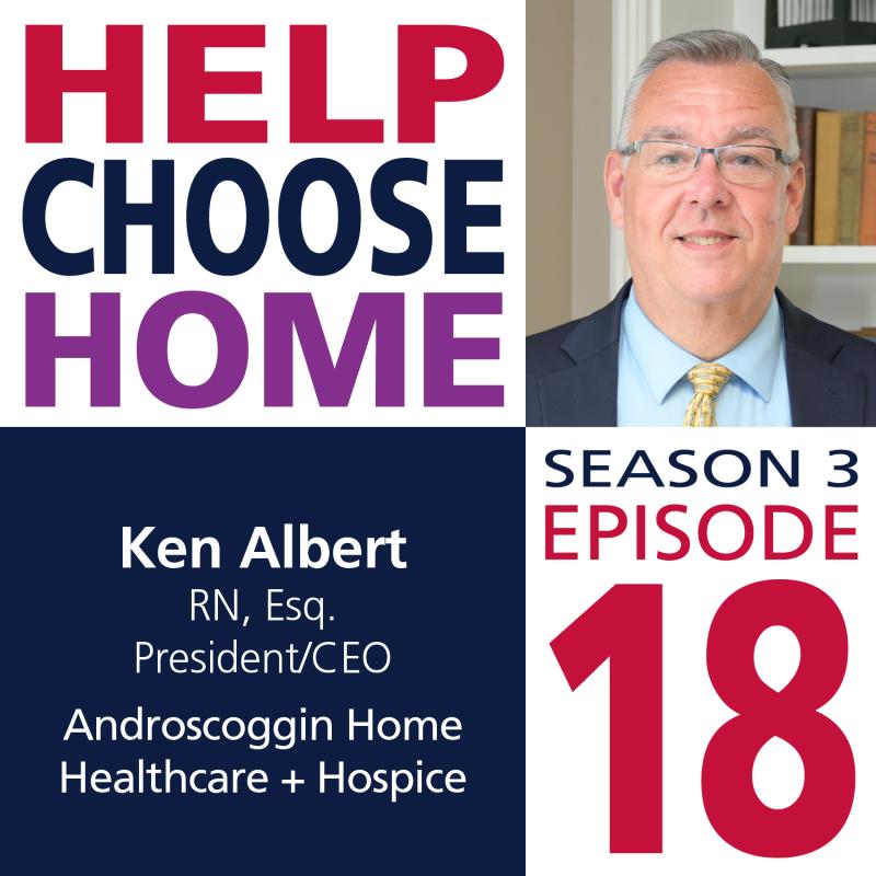 OfficialNAHC's tweet photo. In the latest episode of the #HelpChooseHome podcast, listen as NAHC Board Member Ken Albert of Androscoggin discusses the changing landscape of at home senior care. https://t.co/Vx2mQVDsPt https://t.co/uzg1XQ9TBQ