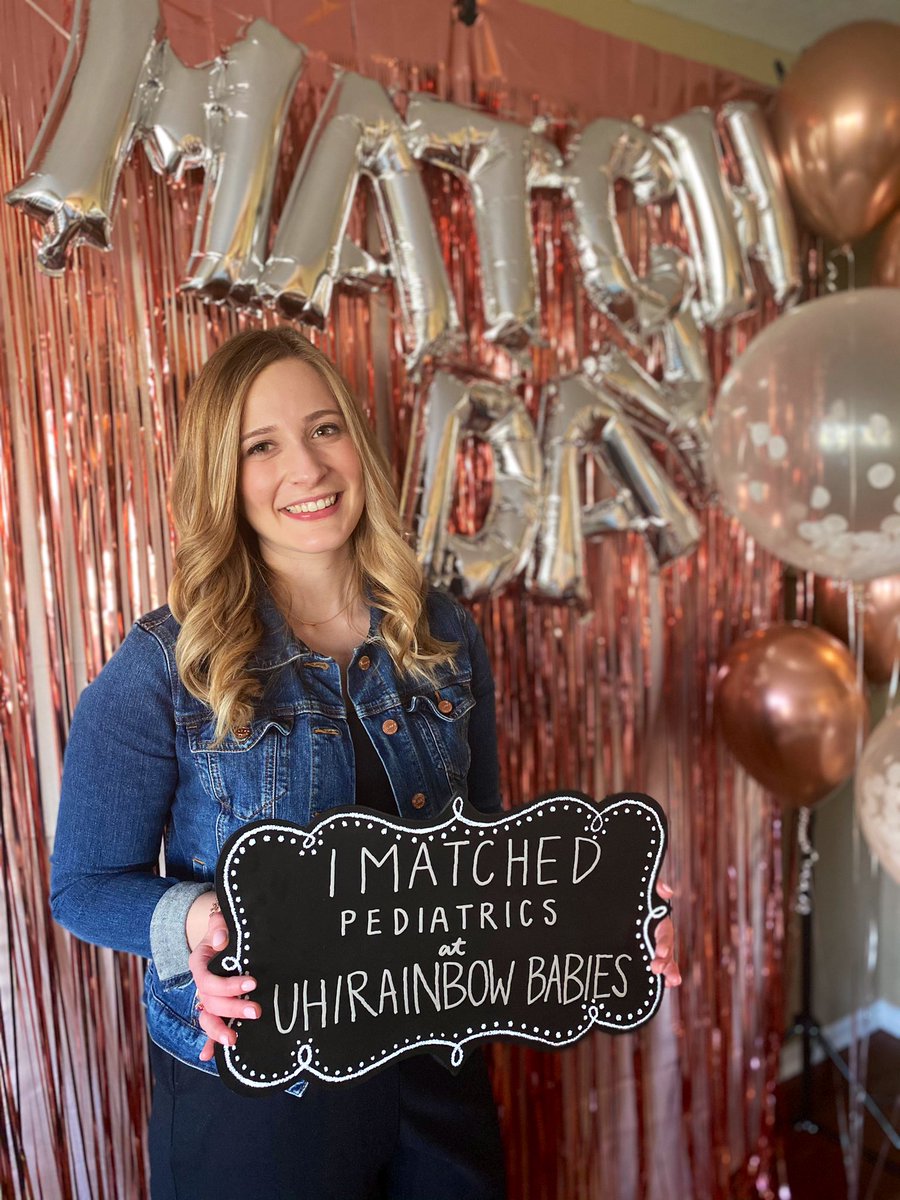 So EXCITED to have matched at my top choice!! Cannot wait to join the <a href="/UH_RBCResidents/">UH Rainbow Residents</a> family 🌈✨ #UToledoMatch #PedsMatch2021