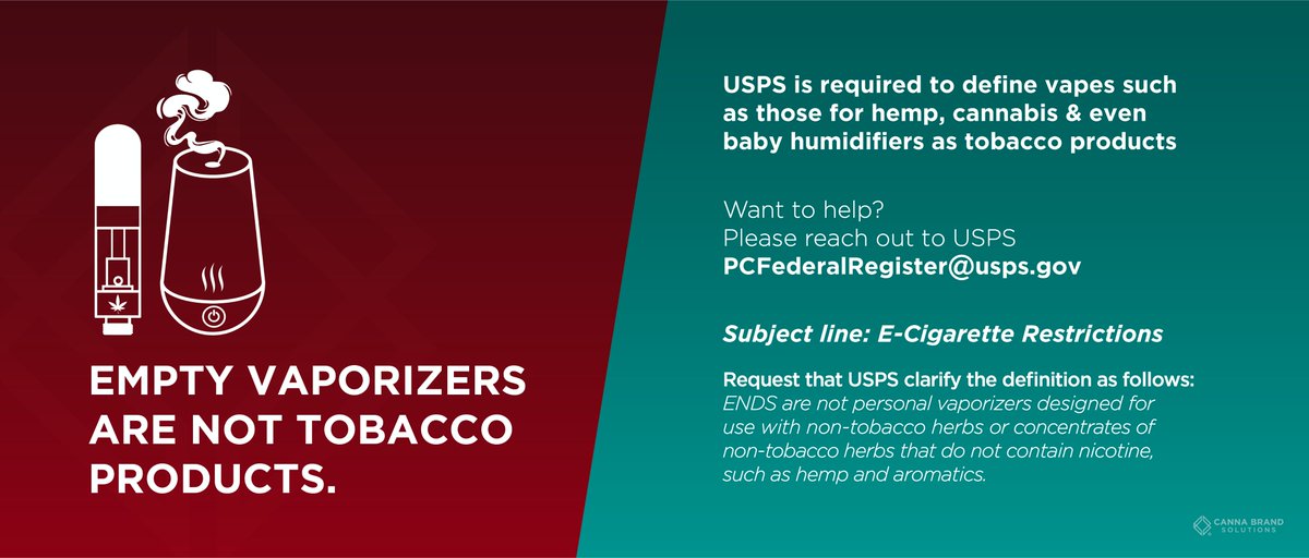 packcannabrand's tweet photo. We agree with this law change's to prevent the online sale of e-cigarettes to children, but not to expand tobacco products to include any device that can vaporize. 
By joining in the fight, you are saving thousands of jobs in multi-billion dollar industries. #savethevapes https://t.co/XcMvaAWvmH