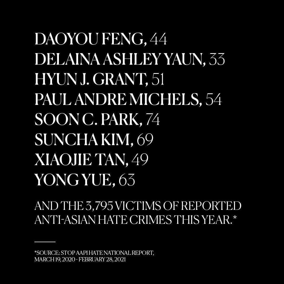 Now is not the time to be silent. #StopAsianHate