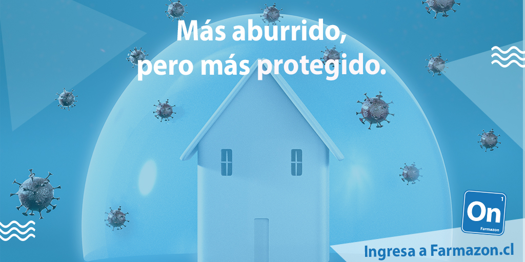 Seamos sinceros, a nadie le gusta quedarse en casa todos los días, pero al menos estaremos más protegidos y en familia. Visítanos en Farmazon.cl y pídenos lo que quieras, sin tener que salir.
 #CuarentenaTotal 
#Farmacia #FarmaciaDelivery