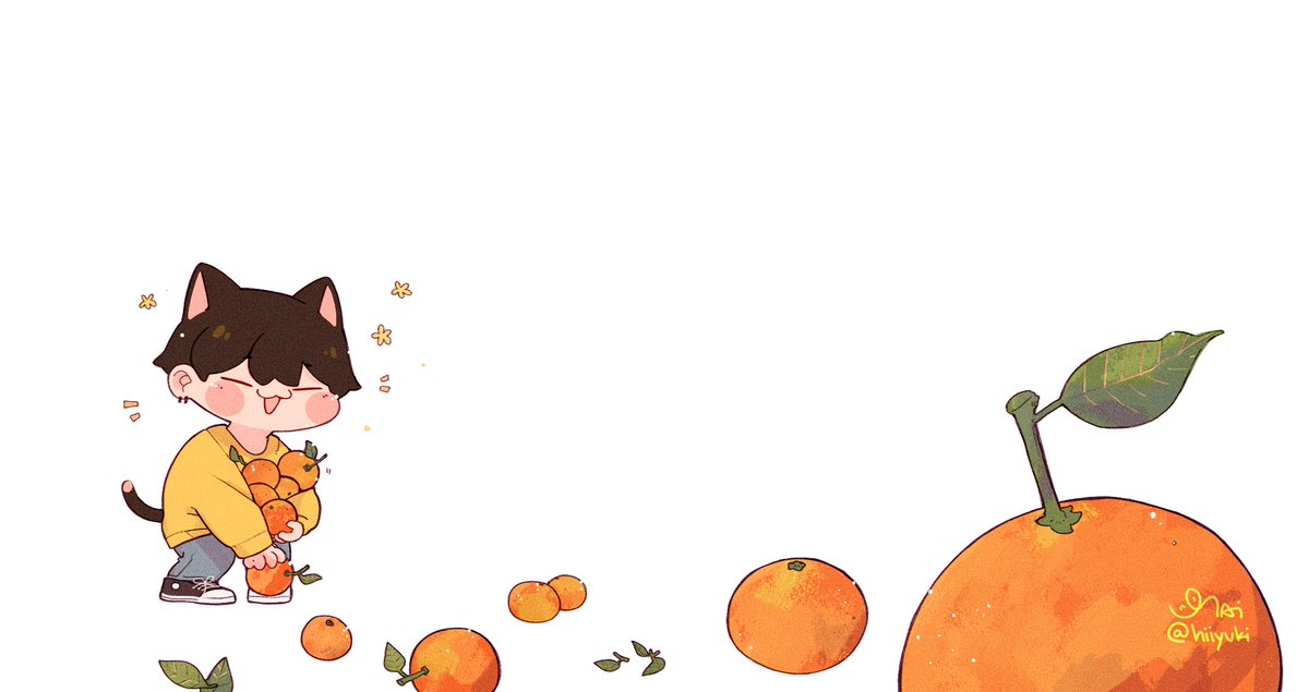 "so many!!!" 🍊🍊🍊 nyoomgi is overjoyed! ☀️ 
#suga #yoongi #bts