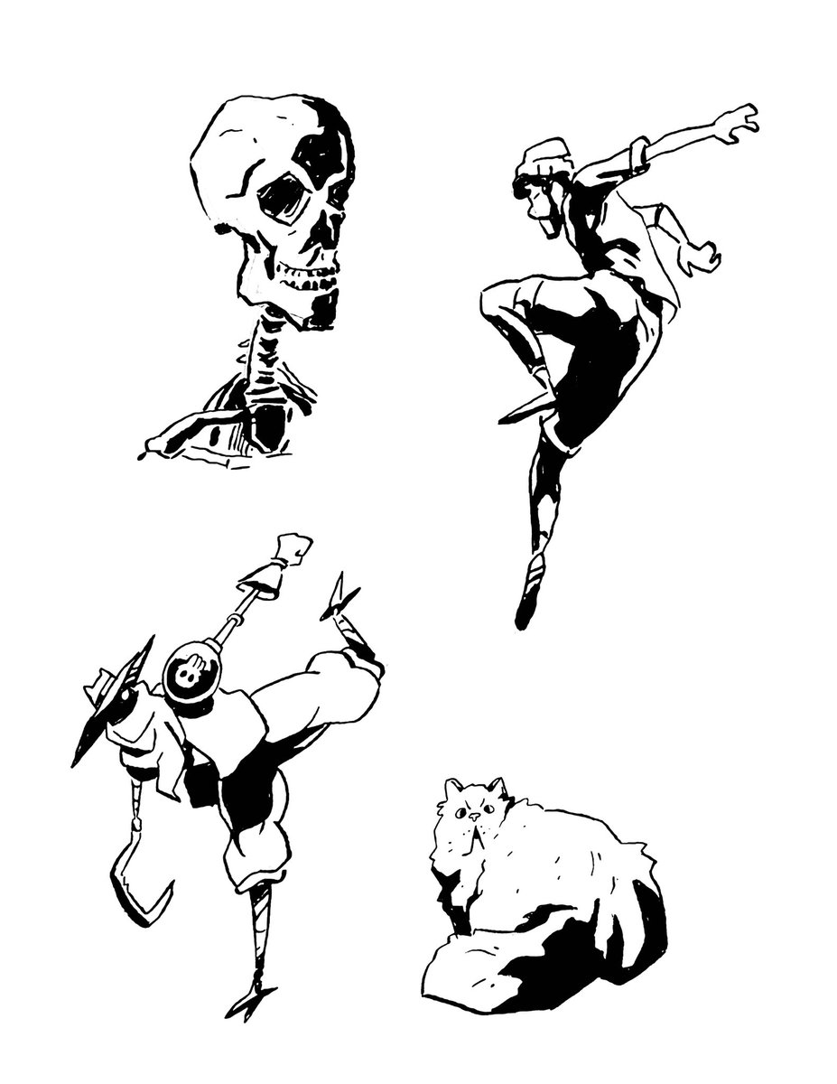 Nicky_Noonz's tweet photo. Here’s some sketches, new narrative pages are coming soon! https://t.co/SSf4thwHoC