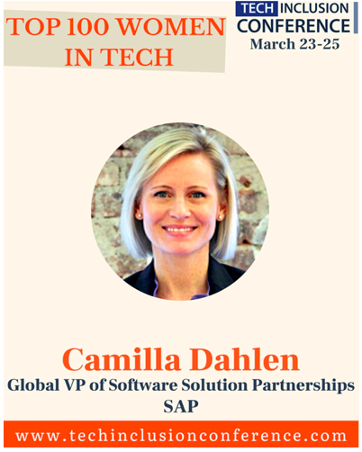 Honored to receive this recognition and very excited to speak at next week’s 2021 Tech Inclusion Conference! Register now: and learn how #inclusion leads to #innovation: bit.ly/3eWmXlM 

#diversity #technologyadoption #technologypartners #inclusiveleadership