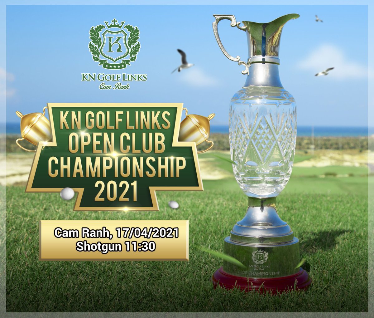 Only two Weeks Left to Register!
We’re just 4 weeks from our upcoming golf event, KN Golf Links Open Club Championship 2021!
Time is running out, so don't wait! Register now at:
(+84) 2583 999 666 or golf.booking@kngolflinks.com