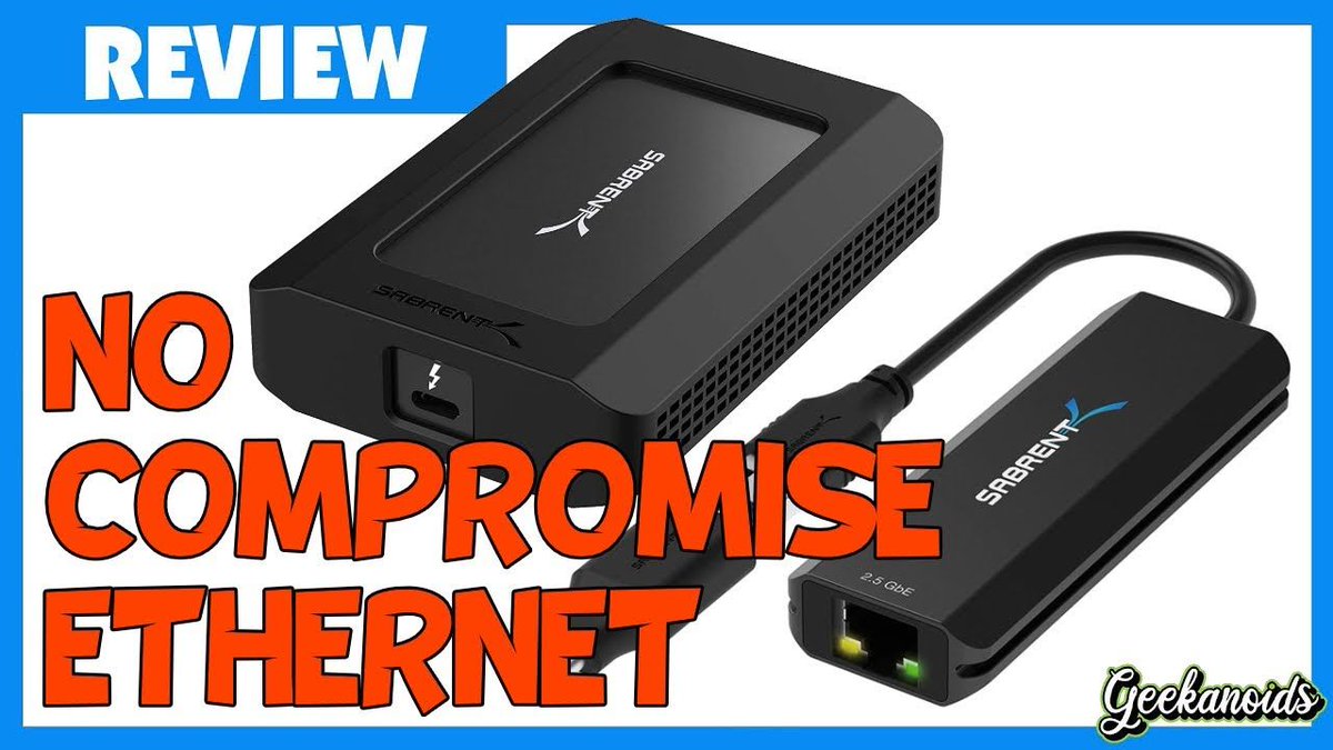 geekanoids's tweet image. Sabrent Mega Ethernet Adapters Review youtube.com/watch?v=EJlsyL… 

#Ethernet #EthernetAdapter #networking @Sabrent