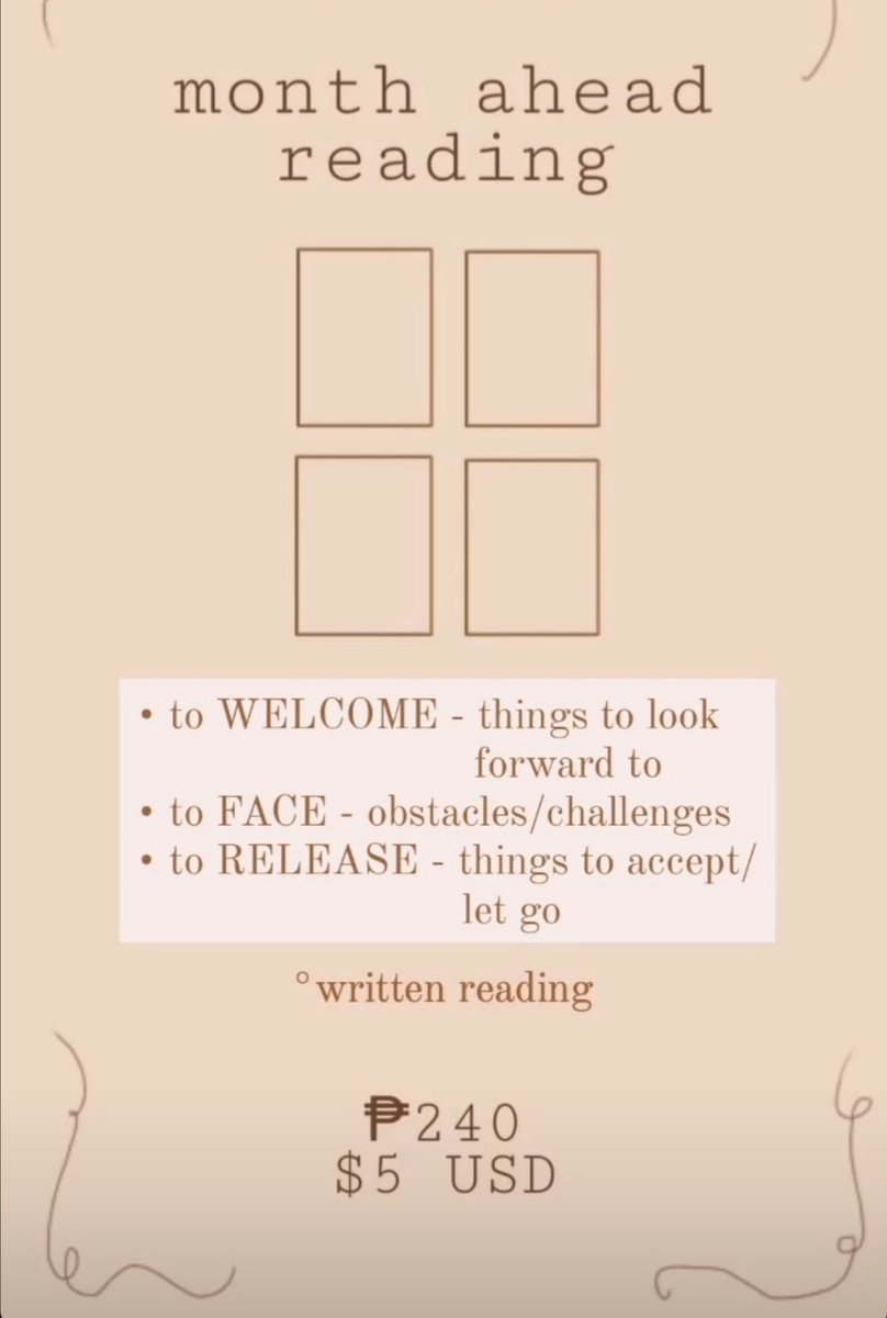 theitarot's tweet photo. Hi! ๐ here are my tarot reading services ๐ฑ head over to my insta for more infoo
https://t.co/d5Db4vS0Sd
#tarotph #tarot #tarotreader #tarotreaderph https://t.co/BbTdxrm9ye