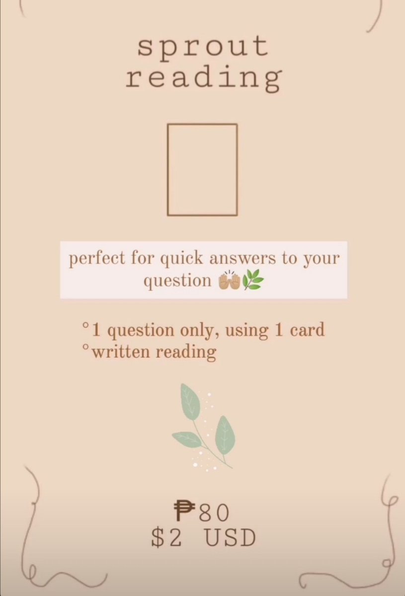 theitarot's tweet photo. Hi! ๐ here are my tarot reading services ๐ฑ head over to my insta for more infoo
https://t.co/d5Db4vS0Sd
#tarotph #tarot #tarotreader #tarotreaderph https://t.co/BbTdxrm9ye