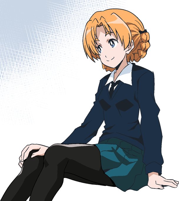 #ガルパン版深夜のお絵描き60分一本勝負
#ガルパン版深夜のお絵描き60分一本勝負_20210319
お題「オレンジペコ」 