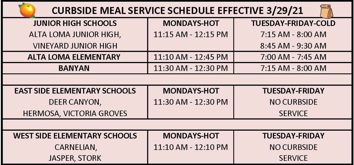 AChieftains's tweet photo. Curbside Meal Service Effective 3/29 https://t.co/UfKtiznseX