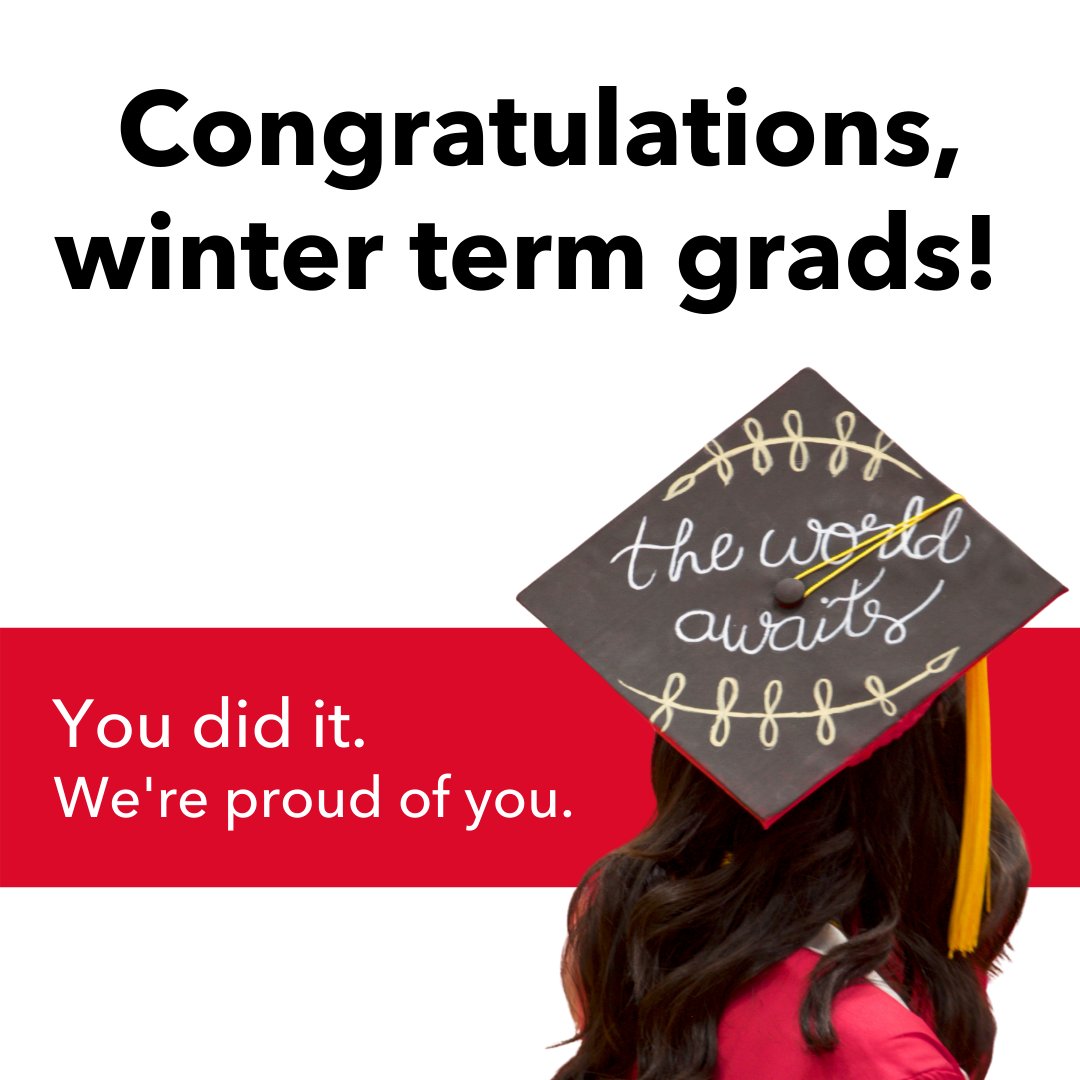 WesternOregonU's tweet photo. As we reach the end of finals week, we want to congratulate everyone who has finished your WOU degree this term! We're so proud of you.
What are your post graduation plans (after trying to catch up on some much-deserved sleep)?
#WOUgrad #HowlAboutIt https://t.co/4zS3UCyORv
