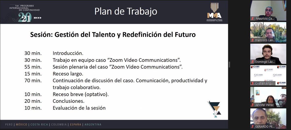 DesdeICAMI's tweet photo. #NIVELICAMI
A #ICAMI le enorgullece mencionar que el día de hoy aperturamos nuestro primer Programa Internacional de Continuidad #Online de la red #IMMA, el cual contó con participantes de Colombia, Perú, España, Argentina y México. ¡Bienvenidos sean todos! ¡Enhorabuena! https://t.co/Phhp9jzdpR