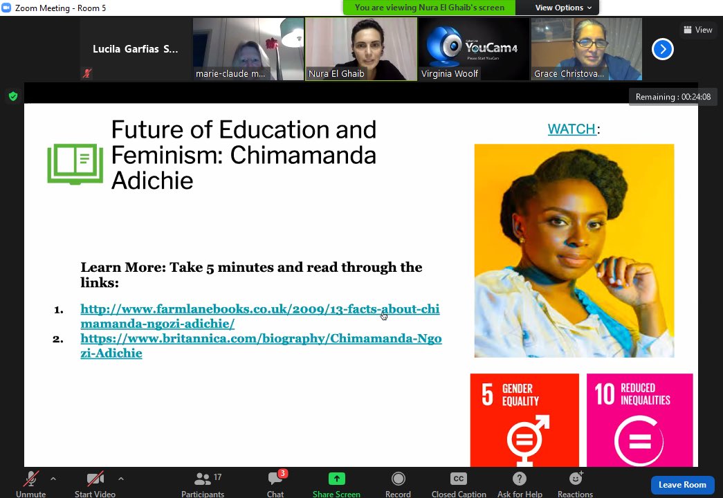 El #SNTE presente en Ciclo de Conversatorios 'El Futuro de la Educación' participando en la mesa redonda 'El Futuro de la Educación y el Feminismo'.
@ONUMUJERES 
@NGO_CSW_NY
#SNTEigualitario
#NGOCSW65VirtualForum
#generaciónigualdad #CSW65
@SnteNacional