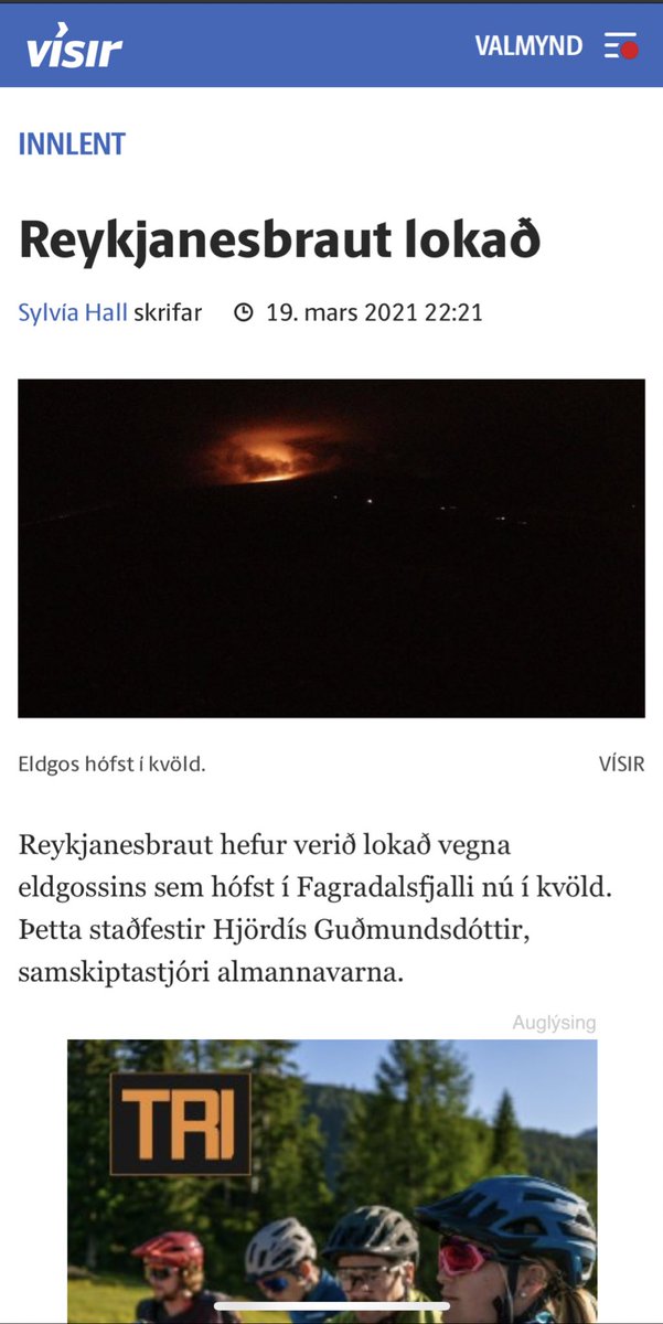 sarahrund's tweet photo. Pray for Grindavík... https://t.co/Hg1BgcVQVw