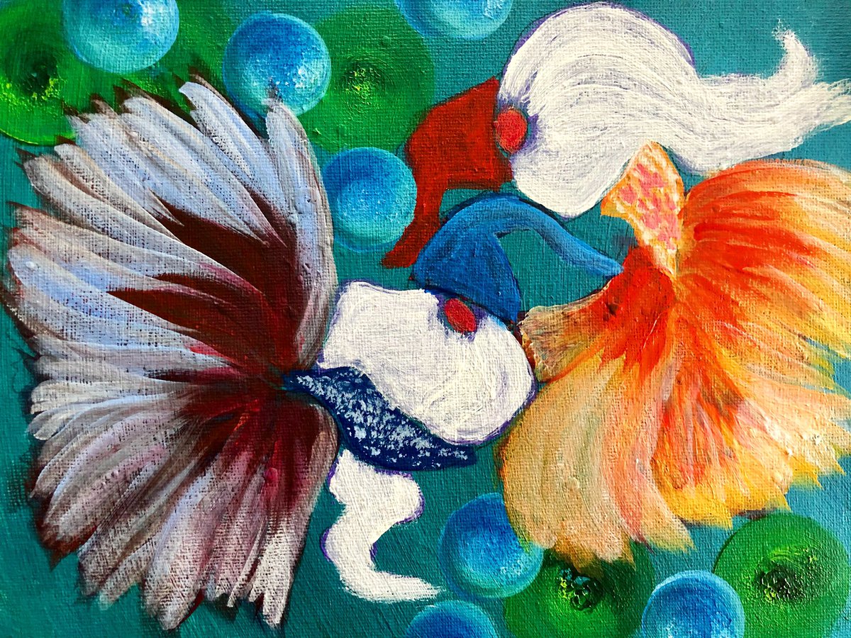 Jessica__Lucci's tweet image. For all my #pices friends! A pair of #yingyang #gnomes!  🐠 🐟 #theartsherpa