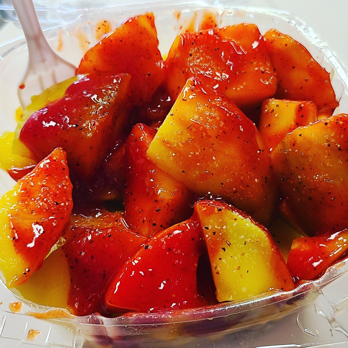 A little snack at work 😋 🥭

#Mango #Chamoy #MexicanProblems