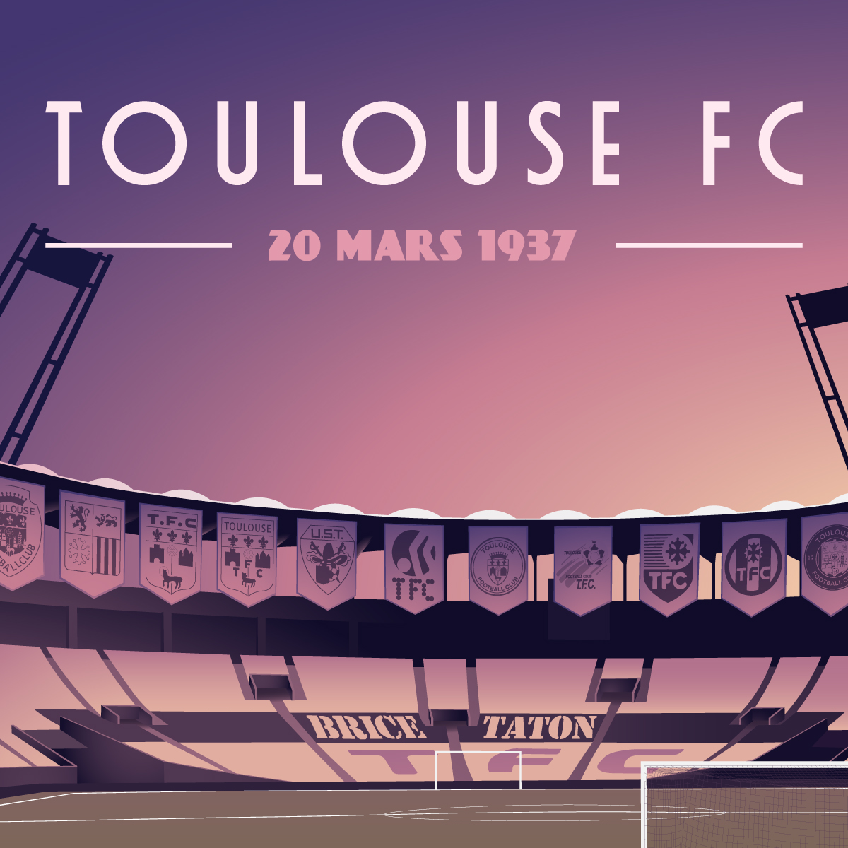 Toulouse FC on X: Le 20 mars 1937 𝗻𝗮𝗶𝘀𝘀𝗮𝗶𝘁 𝗹𝗲 𝗧𝗼𝘂𝗹𝗼𝘂𝘀𝗲  𝗙𝗼𝗼𝘁𝗯𝗮𝗹𝗹 𝗖𝗹𝘂𝗯 au numéro 9 des arcades du Capitole !  Supportrices et supporters, à l'occasion de ce 84ème anniv