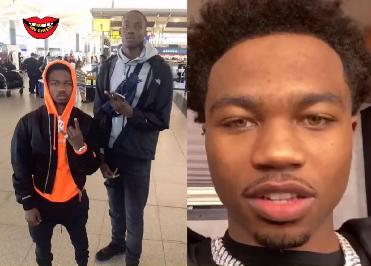 fan claims Roddy Ricch blocked him after posting this pic with him.