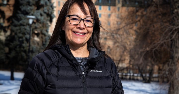 GlobalNational's tweet photo. Shaping Saskatchewan: Chief Tammy Cook-Searson https://t.co/GDAPOPcoR0 https://t.co/BzaArO1NnO