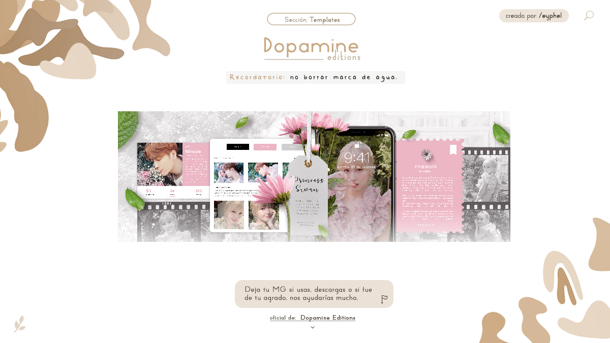 🦢 — 𝖯𝗅𝖺𝗇𝗍𝗂𝗅𝗅𝖺 de 𝗁𝖾𝖺𝖽𝖾𝗋. 

No olvides dejar tu 𝗠𝗚 si te gusta o descargas, cualquier duda será resuelta vía DM. — En caso de borrar los créditos, agradecemos que nos etiquetes. 

Descarga aquí:
cutt.ly/dxiISOt