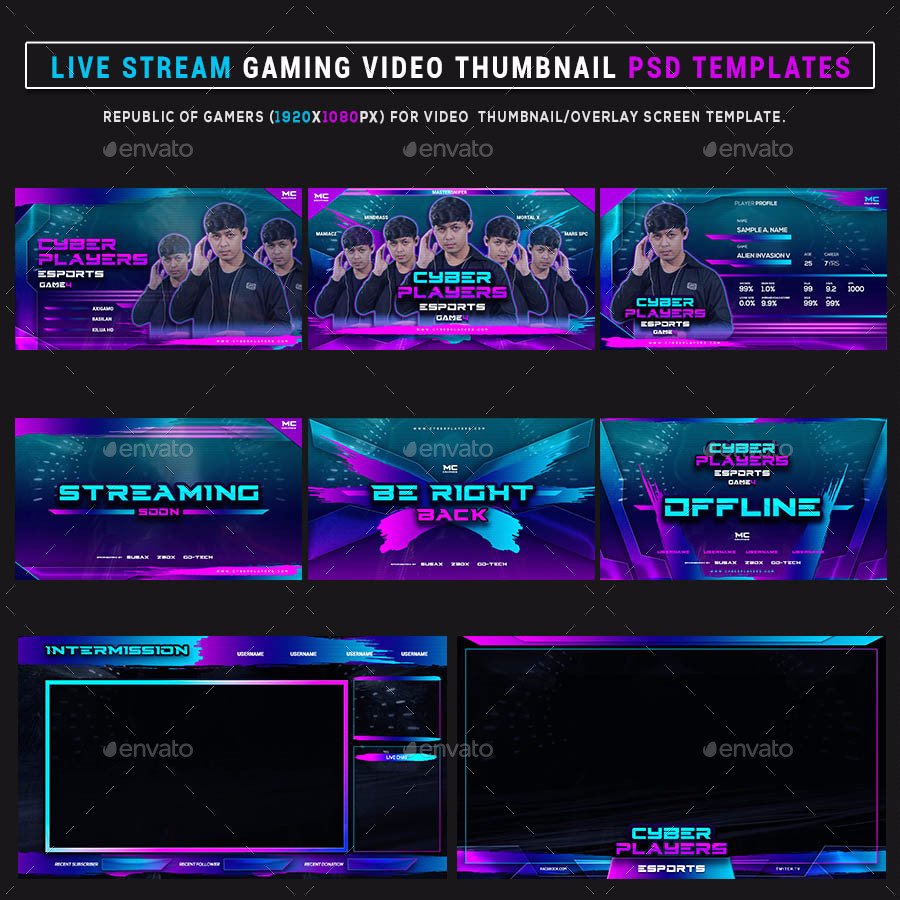 Gaming  Thumbnail Template