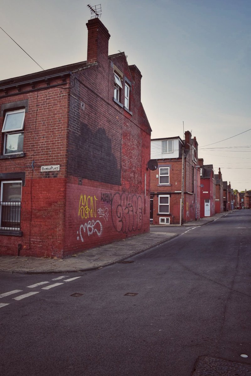 jillsett's tweet image. Harold Place, Hyde Park during lockdown. 

#leeds #architecture #backtobacks #lockdown #thephotohour #graffiti #sheclicksnet #terracedhousing #fridaythoughts