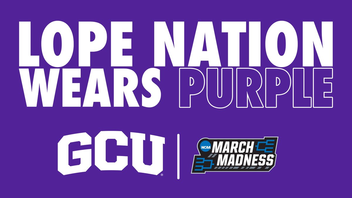 GCU_Lopes's tweet photo. Set that purple aside for tomorrow. 👀

Tag #LopesUp in those fits. https://t.co/TnELqBzlOq
