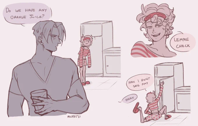 thanatos and hypnos but as an actual interaction i had with my brother #HadesGame 