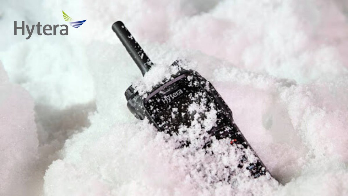 HyteraHYT's tweet photo. #Hytera #DMR radio #PD78X can stand up to cold weather with operating temperatures as low as -22 degrees Fahrenheit. https://t.co/Fe4xZmPLqH