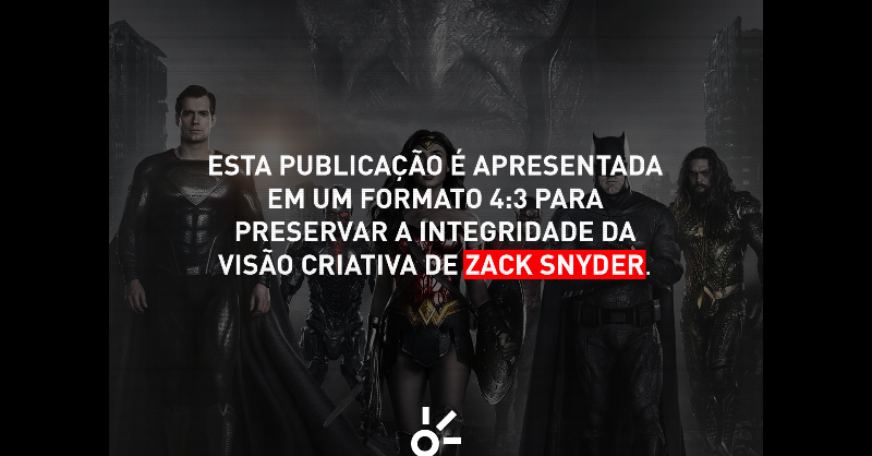 ClaroBrasil's tweet photo. Assista Liga da Justiça do Zack Snyder em 4:3 agora no NOW. #SnyderCut https://t.co/31QmjYdd3S