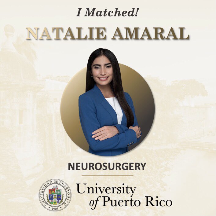 I am going back to Puerto Rico for Neurosurgery residency!!!! ✨