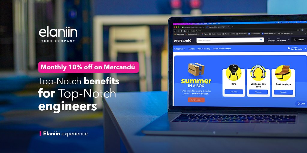 Elaniin's tweet photo. Once a month, we have 10% off on @mercandu for our #TopNotchEngineers, no minimun or maximun purchase βοΈ ποΈ. https://t.co/ItR30nFET3