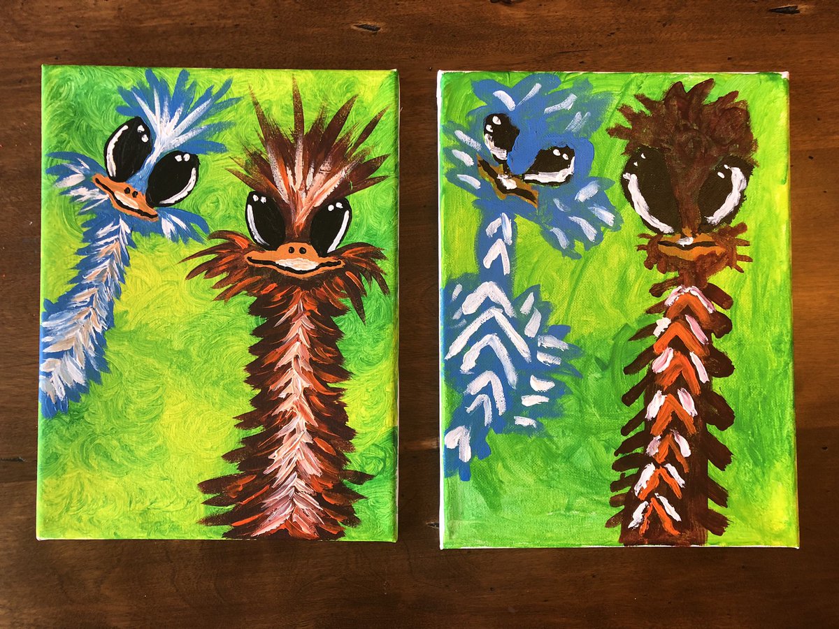mrsschnick's tweet photo. Thanks for the fun paint night! @alphonsus_st https://t.co/ekSTV86y0D