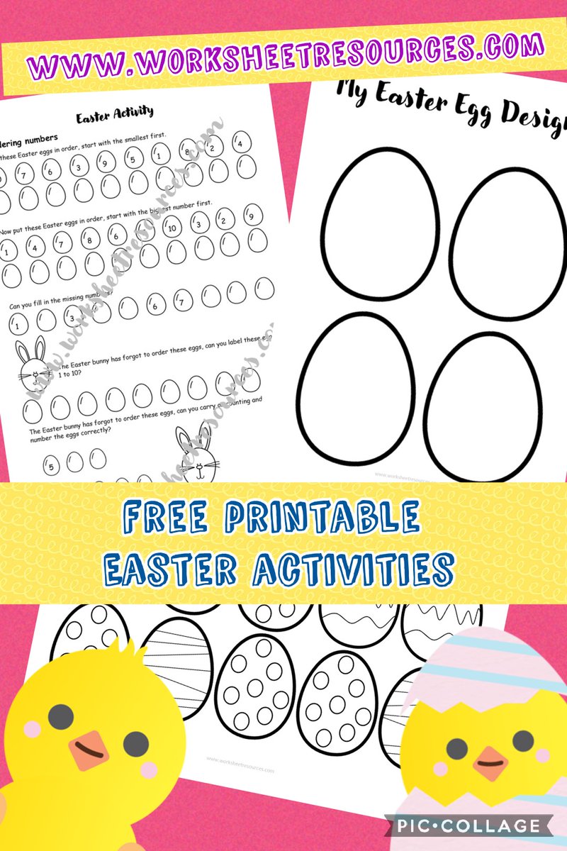 growingresource's tweet image. Hop, hop this way for free printable Easter themed activities. 
worksheetresources.com
#easter #teach #easterlearning #ks1 #ks2