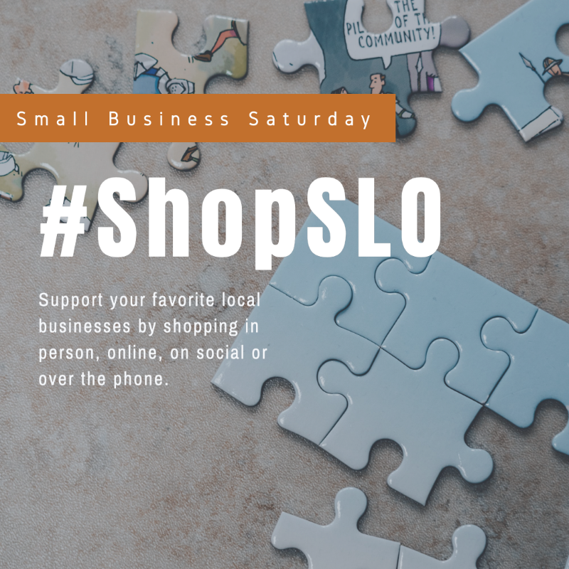 slochamber's tweet photo. Happy Small Business Saturday! Find everything you need for a fun weekend at local businesses around SLO. #SupportLocal #ShopSLO https://t.co/WxoNW0hBmm