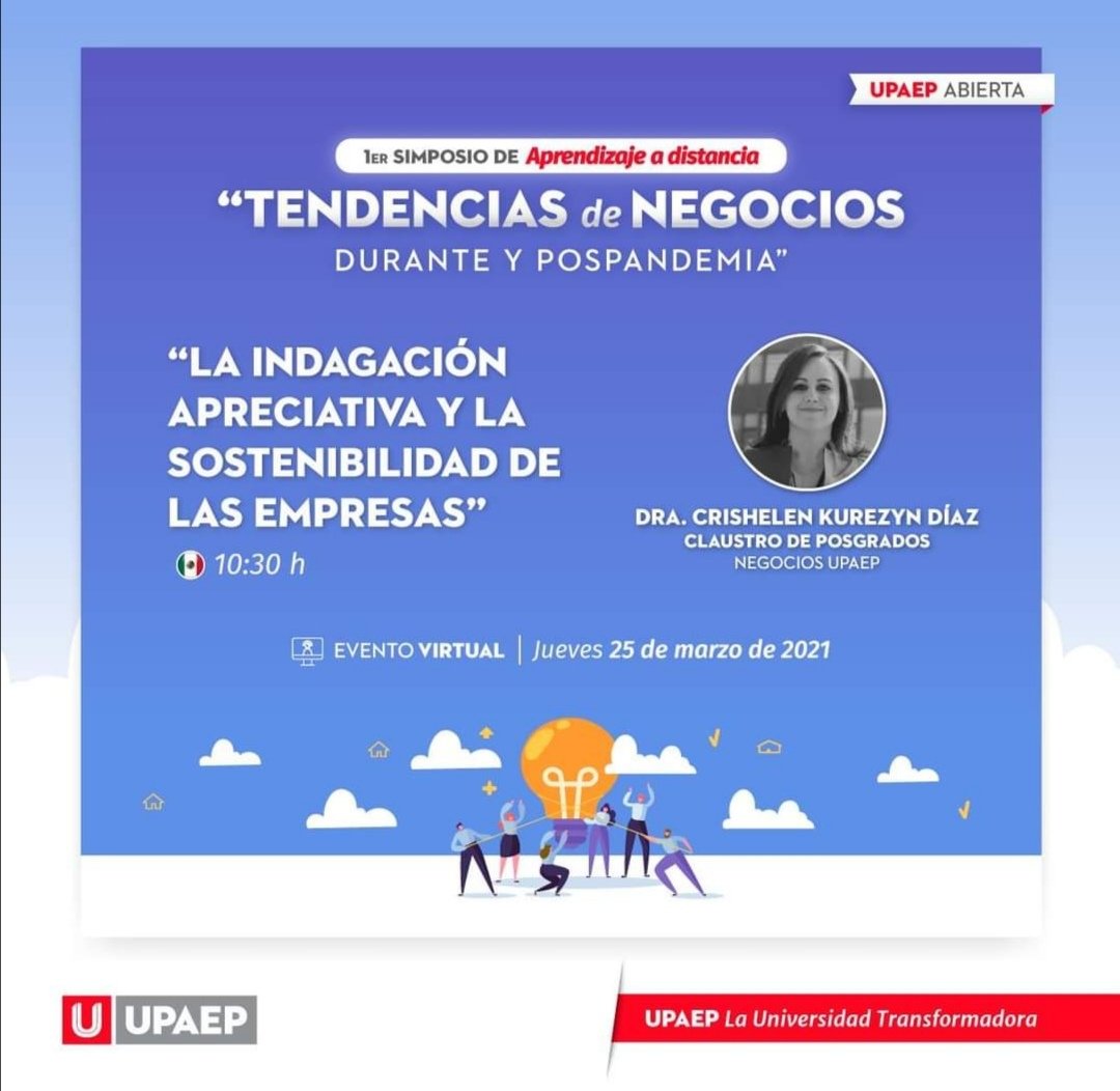 Eblin08's tweet photo. Disfruta de esta plática dentro del marco del simposio: “Tendencias de negocios durante y pospandemia”. 
#Negocios #UPAEPAbierta
👉Regístrate en: https://t.co/ipc0vOwBNN https://t.co/hXEJx8WmQI