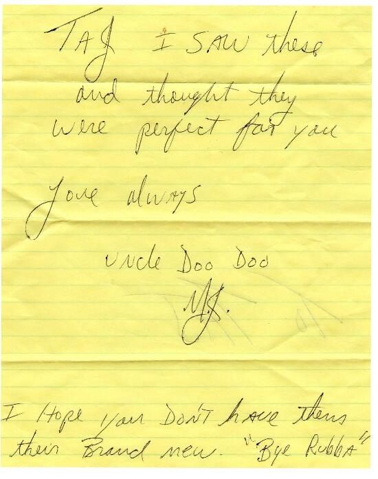 DFare19's tweet photo. today I learned sometimes Michael Jackson would sign his letters to his nephews and nieces as Uncle Doo Doo. not sure what to do with that. https://t.co/dmdY5Pkp5Q