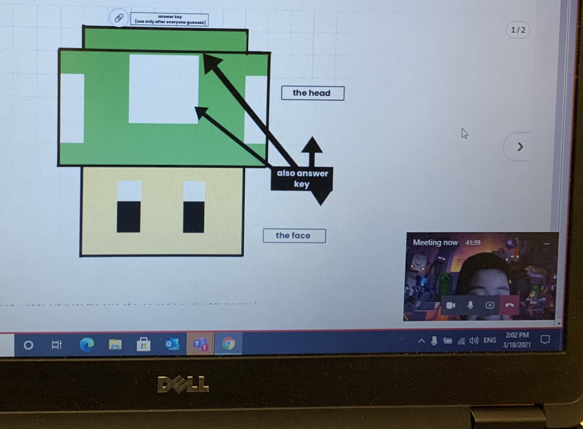 MrCoubrough's tweet photo. Students in 4C remote created art using @pixil_art! They calculated the area of their pixel art and then estimated the area of each other’s art. I’m excited to hear that students are getting more comfortable sharing their voice in virtual learning! @WhyteRidgeSCH https://t.co/caUK7n0Gv7