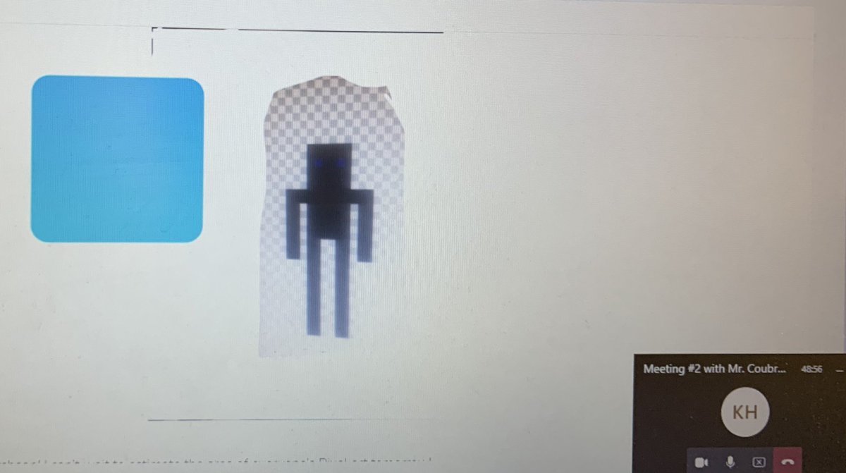 MrCoubrough's tweet photo. Students in 4C remote created art using @pixil_art! They calculated the area of their pixel art and then estimated the area of each other’s art. I’m excited to hear that students are getting more comfortable sharing their voice in virtual learning! @WhyteRidgeSCH https://t.co/caUK7n0Gv7