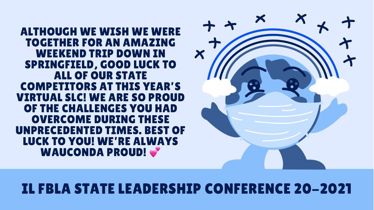 Best of luck to our state competitors competing tomorrow! No matter what happens we are always proud of you, go out there and make Wauconda proud!😁<a href="/IllinoisFBLA/">Illinois FBLA</a> <a href="/BulldogLife_WHS/">Bulldog Life - WHS</a>