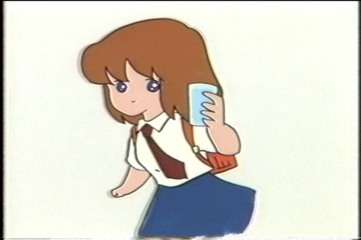 kinekovideo's tweet photo. Images of production cels featured in the extras of the first #DaiconIII VHS (known as the Deficit Relief Committee Release). There are scans of some of these real cels we can reference too, but differences in scanning exposure/color doesn't always make them the most accurate. https://t.co/Jbcjn86YqV