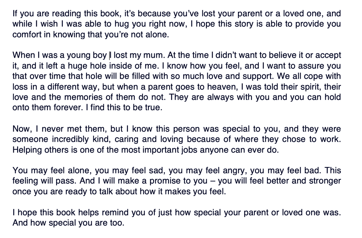 anna_itsonlyme's tweet photo. #PrinceHarry 's full foreword to the book "Hospital by the Hill" 💙💙

The book is free for children and young people bereaved by the Covid19 pandemic and also promotes the services of @SimonSaysCBS , @cbukhelp and @winstonswish . 
For more info visit:  
https://t.co/3BMoc9SXk8 https://t.co/0YMs4sjBin