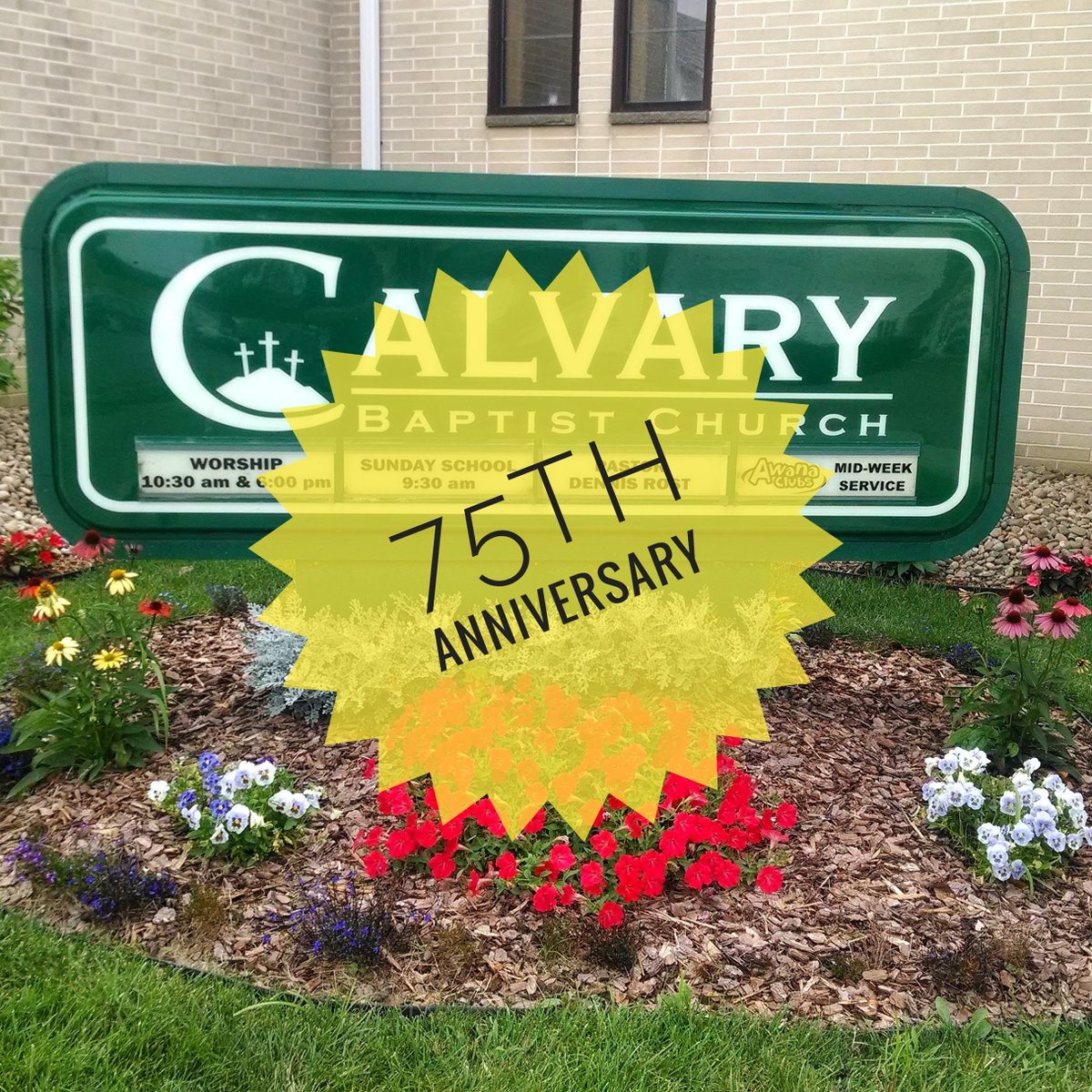 cbcbyesville's tweet photo. Only five months away!  On the weekend of August 22, Calvary Baptist Church of Byesville will celebrate our 75 year anniversary.  Friends and family who have moved away, please make plans to come back for this special time! https://t.co/zk70XA1Qd9