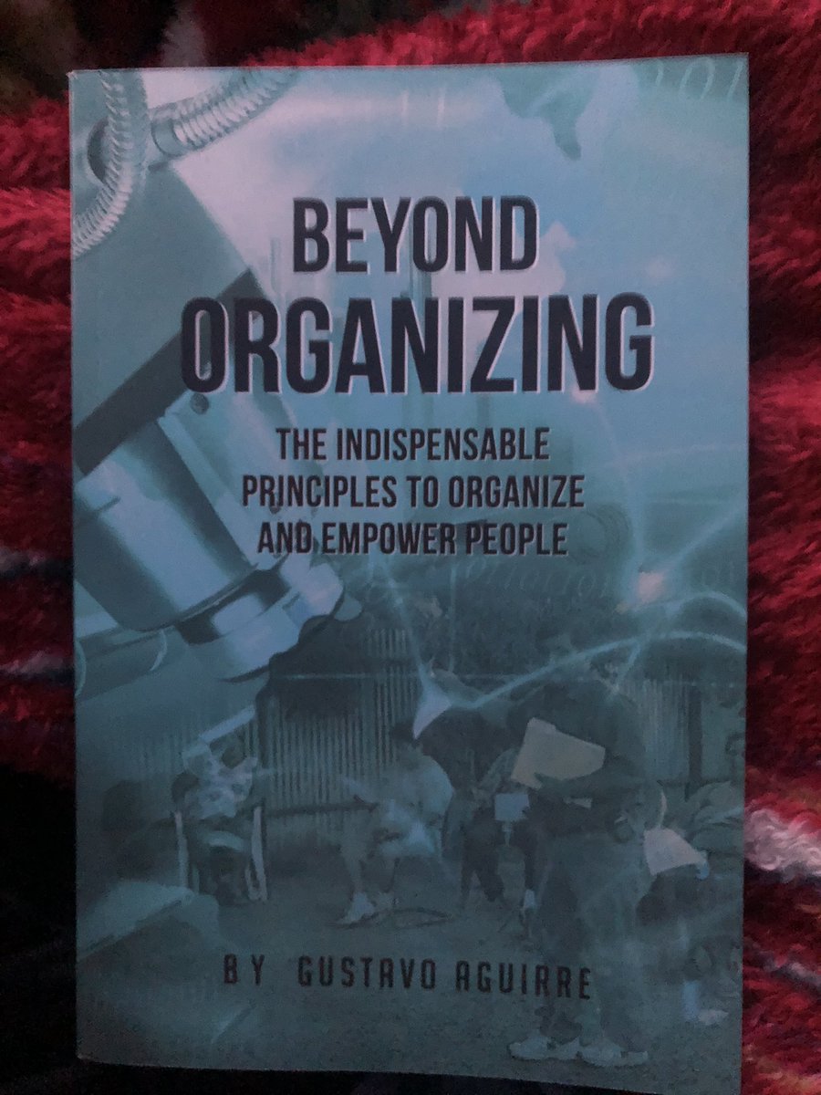 holding the first ever beyond organizing signed book by Gustavo aguirre , beyond proud of my dad he worked so hard on getting everything right for his book <3!!!! be mad @Gus_jr88 @94till_infinity