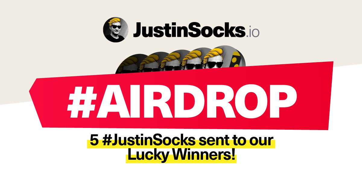 Dear community, we are happy to announce that the lucky winners of our JustinSocks Airdrop, already have the #JustinSocks on their wallets! 🥳 Find the results here: t.me/TronFi_bd/202 @justinsuntron @Tronfoundation #TRX #TRON