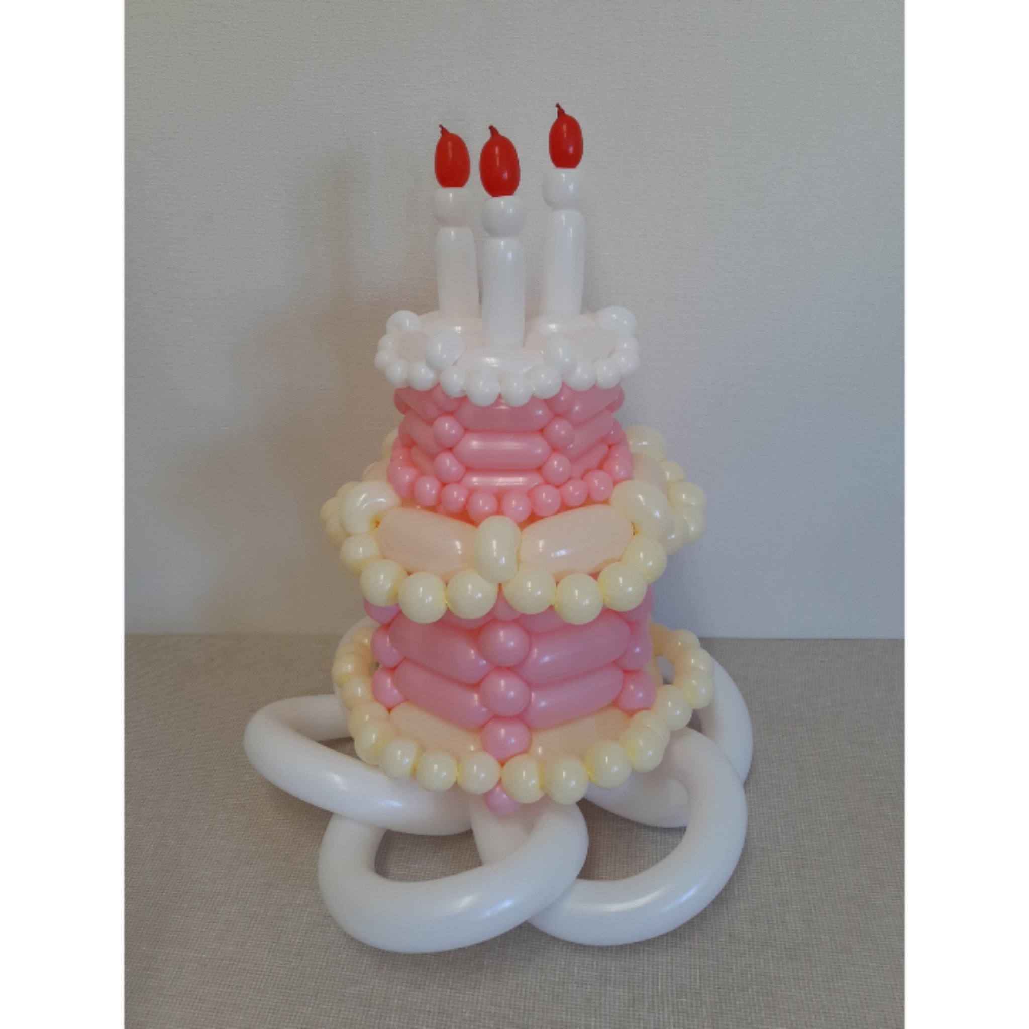おちゃっぴいほりこし Happy Birthday Card 公式ふうせん部 バルーン バルーンアート バルーンケーキ バルーンスイーツ バースデーケーキ ハッピーバースデー ケーキ スイーツ Balloon Balloonart Ballooncake Birthdaycake