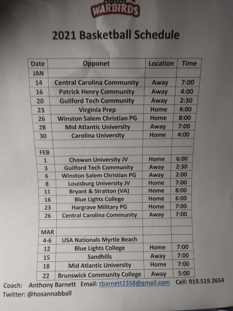 Hosanna College tweet media