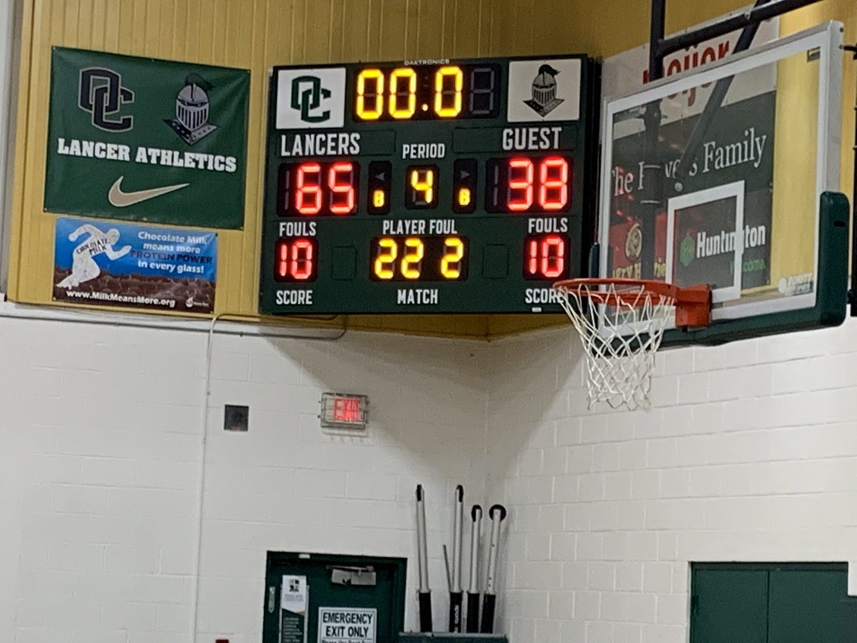 It's always a great day to be a Lancers especially when you win on Senior Night! Our Varsity team defeated Southfield Christian School 65-38 tonight as they honored Senior Carrissa Johnson! Go Lancers! <a href="/OCLancerNation/">Oakland Christian Athletics</a>