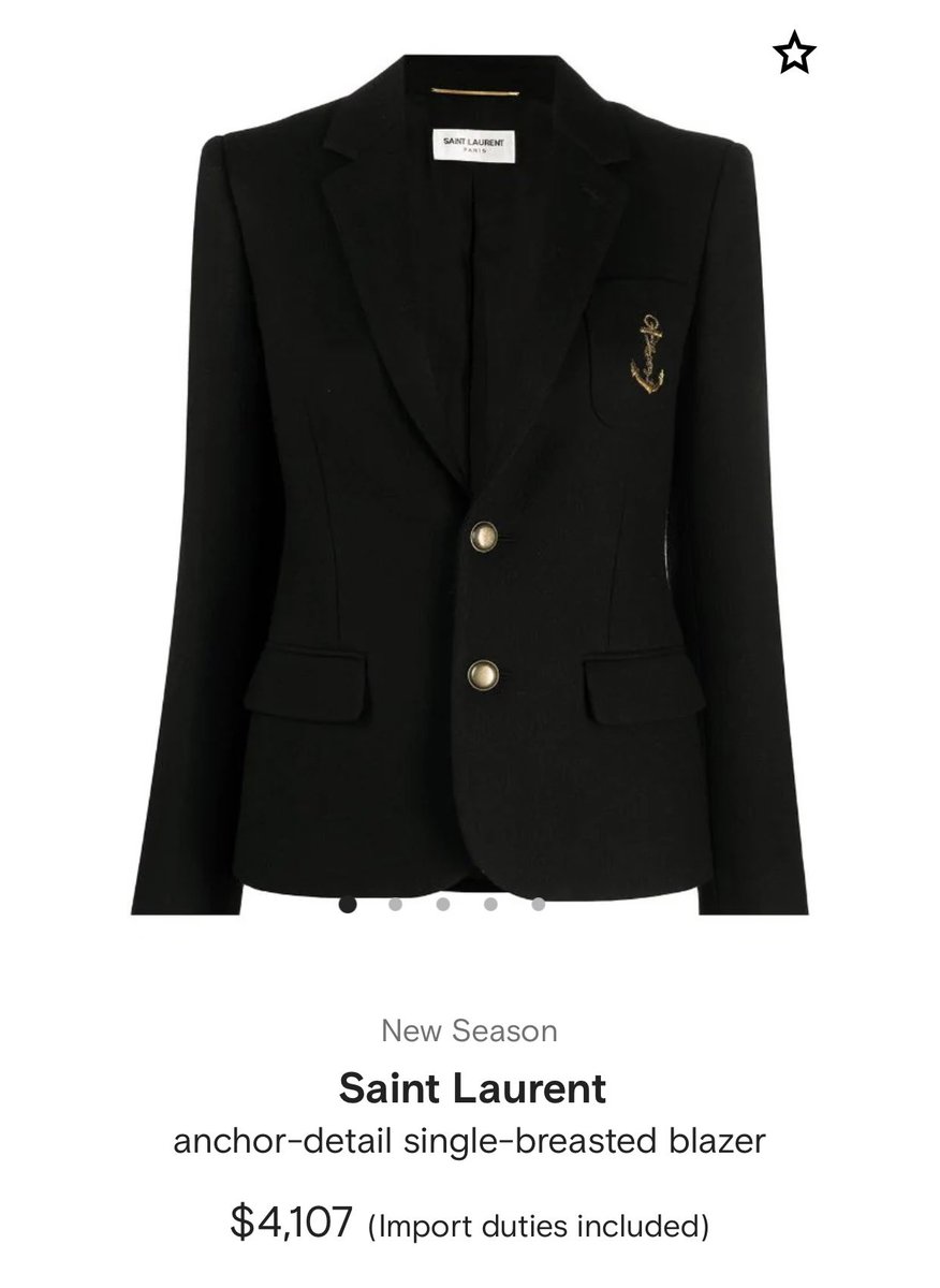 ysl blazer